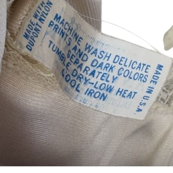 Vanity fair Vintage Champagne Slip underdress Nightie size 38 L - Picture 7 of 11